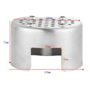 Outdoor Stainless Steel Lightweight Canteen Cup Stove Stand Camping 129*75mm