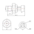 Engine Oil Pressure Sensor Switch For Cadillac For Chevrolet For Gmc For Bu Z1S2