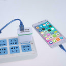 USB Charger 4USB Lighten 3A Multi-Head Travel Convenient Charger