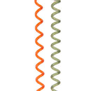 12x Colourful Spiral Stretchy Coiled Keyring Retractable Key Chain Findings
