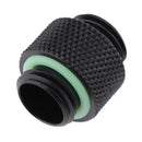 10mm G1/4 External Thread Hose Connector for PC Water Cooling(Black) A