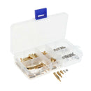 124 Pcs/Lot M2.5 Hex Brass Spacer Standoff Screw DIY Accessories Tool for