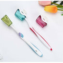 3x Toothbrush Holder Dustproof Wallmount Suction Cup Toothbrush Cover Rack Ca JR