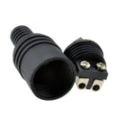 2 pin DIN Plug Speaker and HiFi Connector Screw Terminals [2 Pack]   Z