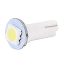 10Pcs T5 5050 LED Instrument Panel Cluster Dash Light Bulb Twist Socket White OZ