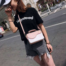 Pink new fashion hit color piano printing handbag sweet wind fresh shoulder K7M1