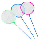 10cm diameter head metal handle landing net brail O7I6