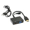 1080P HDMI Male To VGA & HDMI Splitter Converter Cable For TV AV PC Monitor