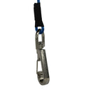 Coil Fly Fishing Lanyard Expandable With 2 Quick Release Snaps - Blue
