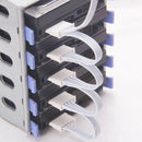 1 To 5 SATA 18AWG Wire Power Cable Splitter  Adapter For PC Server HDD SSD White