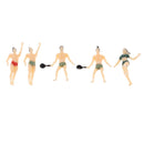 40 Pieces HO Scale 1:100 Figures Sandtable Train Building Layout Decor