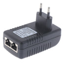 48V 0.5A Wall EU Power Supply POE Injector Ethernet Adapter IP Phone/Cam Tw