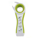 Green and white 5-in-1 multi-function bottle opener can opener soda beer op Y0B8