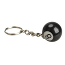 2pcs Billiard Pool Keychain Snooker Table Ball Key Ring Gift Lucky NO.8