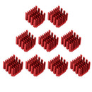 10pcs/lot Aluminum Cooler Heatsink For TMC2100 Stepper Motor Driver Red