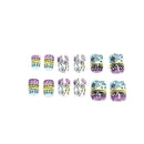 24Pcs Acrylic false french nail full finger nail tips art cover manicure NF Hn