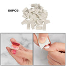50pcs Nail Art Sponge Stamp Stamping Polish Template Transfer DIY Manicure Tools