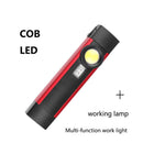 XPE+COB+395 UV LED Flashlight 4 Modes USB Rechargeable Torch Glare Lamp