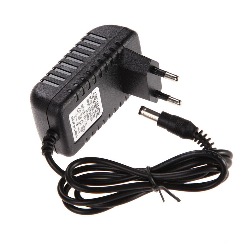 AC 100-240V Converter Adapter DC 5.5 x 2.5MM 12V 1A 1000mA Charger EU Plug