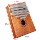 17 Keys Kalimba Thumb Piano High-Quality Wood Mahogany Body Musical Instrum