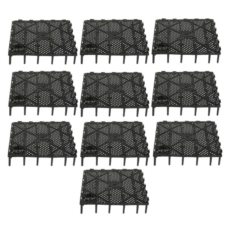 20 Pieces Isolate Board Divider Fish Tank Bottom Black Filter Tray Great Gifts