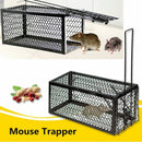Rat Catcher Spring Cage Trap Humane Live Mouse Rodent Bait Pest Control Out S4Z6