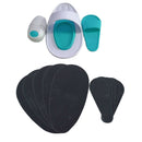 New 13pcs Smooth Skin Pads Legs Chin Arm Exfoliating Hair Removal Set Tools