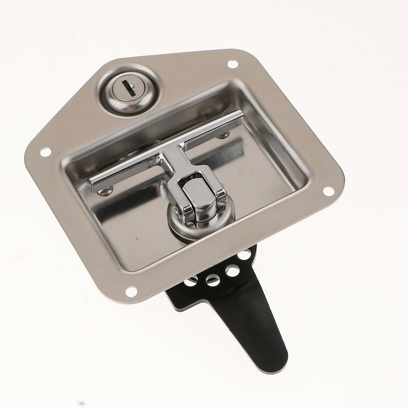 Stainless Steel Car Truck Toolbox Lock Latch Paddle Handle Lock RV Trailer
