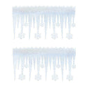 Christmas decoration bubble ice stripes snowflakes Hot wall W decoration wi H8L9