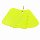 3x Plastic Dough Icing Fondant Scraper Plain Smooth Jagged Edge Cake Decorati 3C