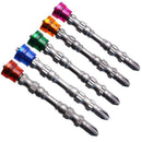 5pcs Magnetic Screw Driver Bit 65mm Screwdriver Bits Drill Set S2 Alloy TFQ