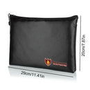 Fireproof Document Bag Fire Security Fiberglass File Passport Money Cash Pouch