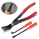 3 PCS Car Door Panel Clips Pliers Trim Removal Fastener Puller Repair Tool Co BX