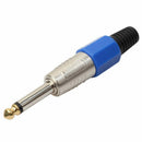 6pcs 6.35mm 1/4inch Male Mono Plug To RCA Female Jack Audio Adapter Connect