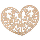 DIY Carbon Steel Heart-shaped Flower Cutting Dies Stencil Album Craft Gift