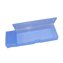 Blue Durable Clear Plastic Pencil Case School Supplies Pen Holder Stationery