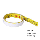 Stainless Steel Miter Track Tape Self Adhesive Metric Scale Ruler (Yellow) A