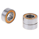 5Pcs Orange 4*8*3mm MR84RS MR84-2RS 4x8x3mm rubber sealed ball bearingsJC%a