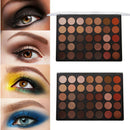 35 Colors Matte Shimmer Earth Warm Color Eyeshadow Palette Makeup Eye Shadow