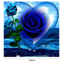 5D DIY Full Drill Diamond Painting Blue Rose Cross Stitch Embroidery Kits