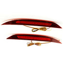 2PCS for Kia K3 Cerato Forte 2012 2013 2014 Car Red Len Led Rear Bumper Ref