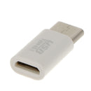 USB 3.1 Type C Male to Micro USB Female Adapter Converter for Phone White