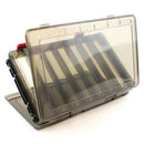 Storage Double Sided Bails Hooks Transparent Cover Fishing Tackle Box Sport