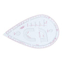 Plastic Curve Ruler Sewing Sleeve Collar Measure Ruler Tailor Designer Tool