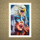 Eagle Beauty DIY Round Diamond Painting Embroidery Kits Cross Stitch Mosaic