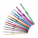 14PCS Crochet Hooks Needles Knitwear Weave Craft 2.0-10.0mm Multicolor