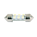 Car 6 SMD LED 3528 31mm Interior Dome Festoon Bulb Light Lamp White DC 12V