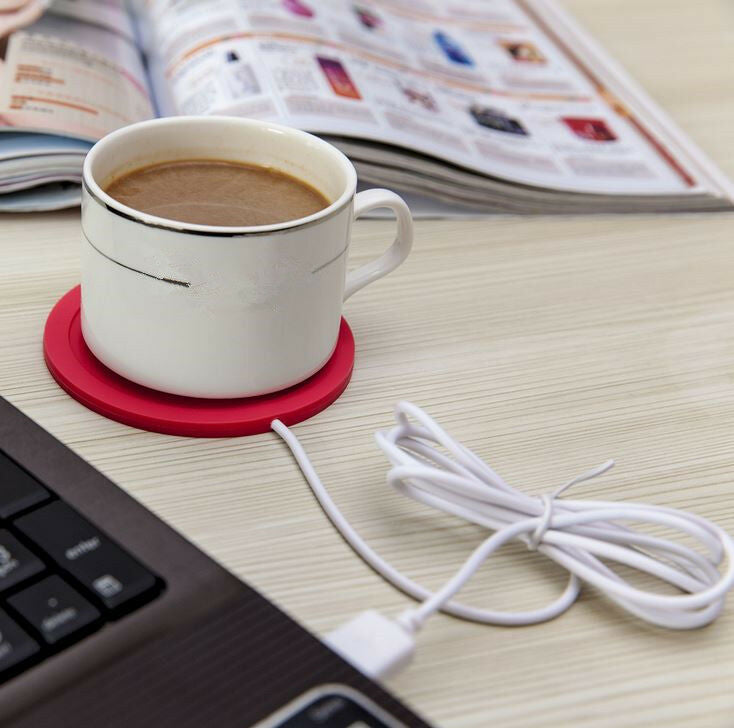 5V USB Silicone Heat Warmer Heater Tea Coffee Mug Hot Drinks Beverage Cup 3C