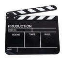 Acrylic Clapperboard TV Film Movie Slate Director Action Accessory Black Stripe