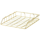 Nordic Metal Stackable Storage Basket Office Desktop A4 Paper Finishing Bas
